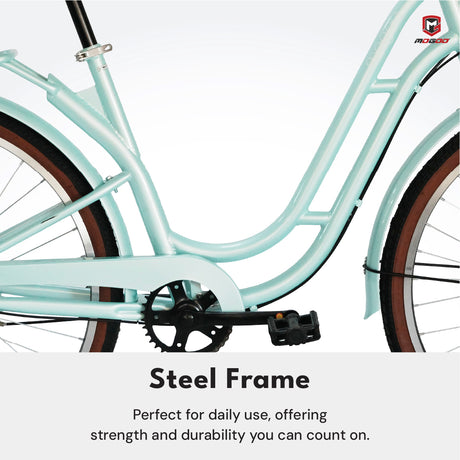 Mogoo Florida 26" Vintage 6 Speed City Bike — view 7 of 11