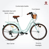 Mogoo Florida 26" Vintage 6 Speed City Bike — view 10 of 11
