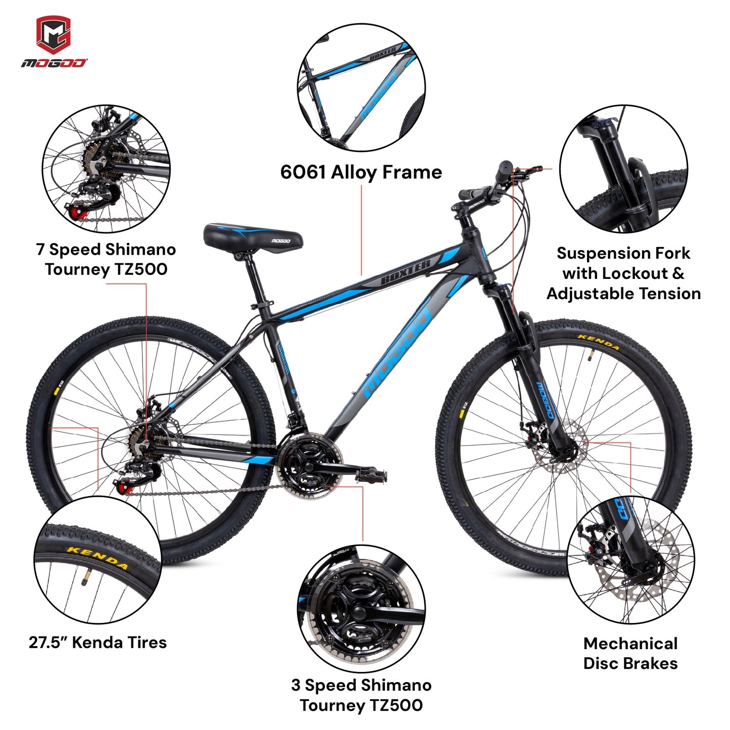 Mogoo Boxter  27.5" Mountain Bike