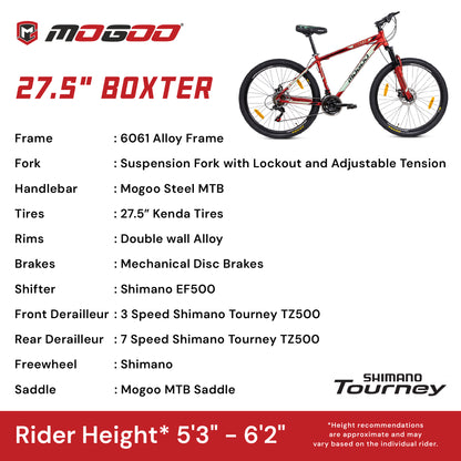 Mogoo Boxter  27.5" Mountain Bike
