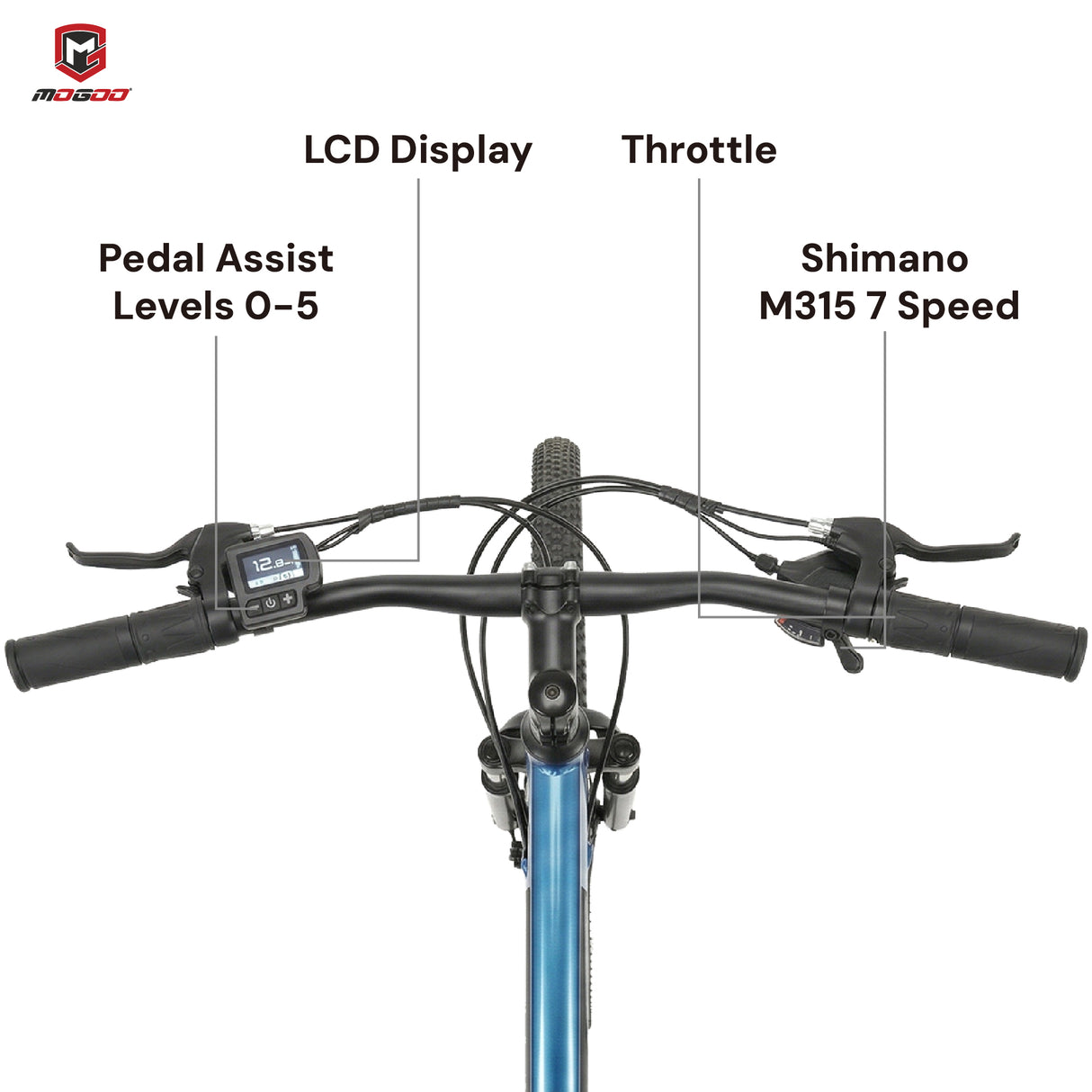 Mogoo E6000 2.0 27.5" E-Mountain Bike