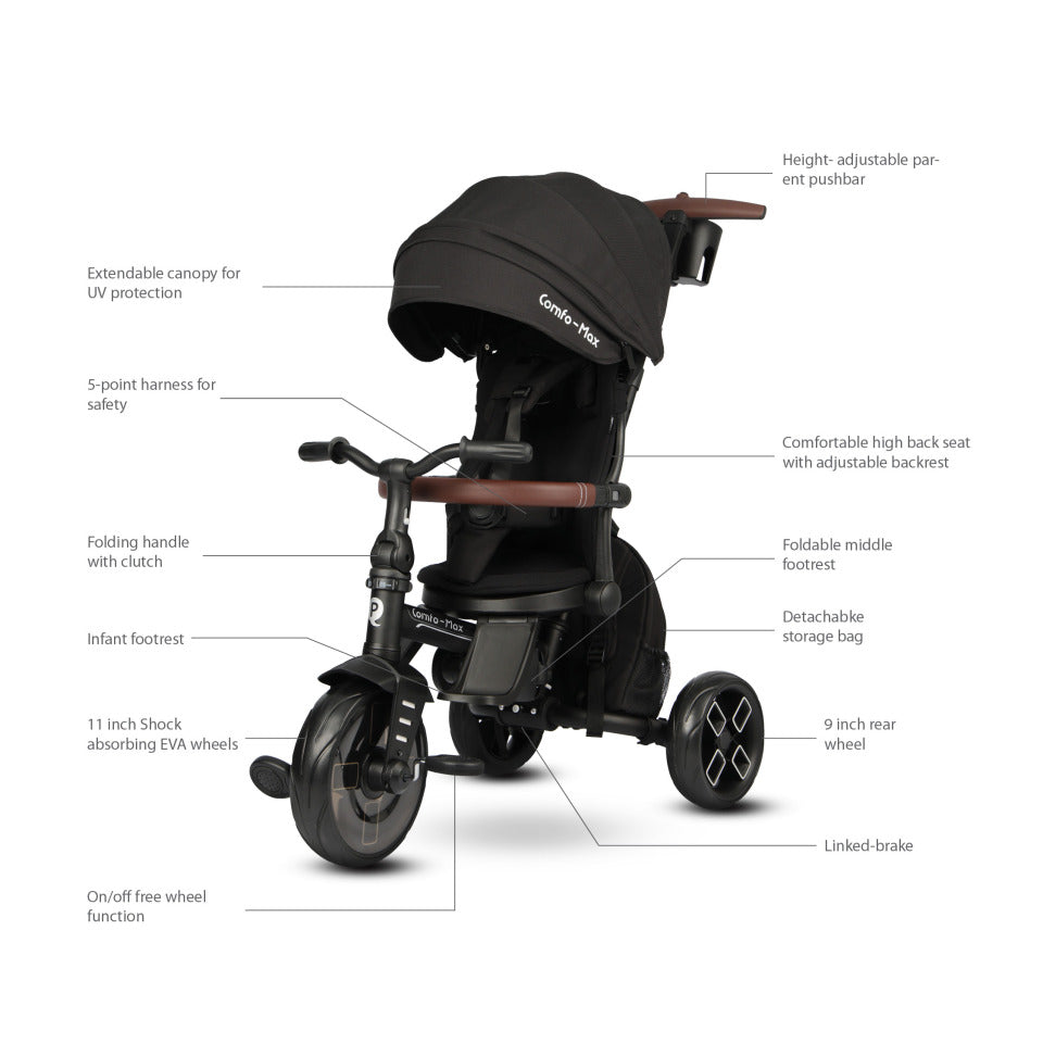 Qplay Comfo Max 7 in 1 Tricycle