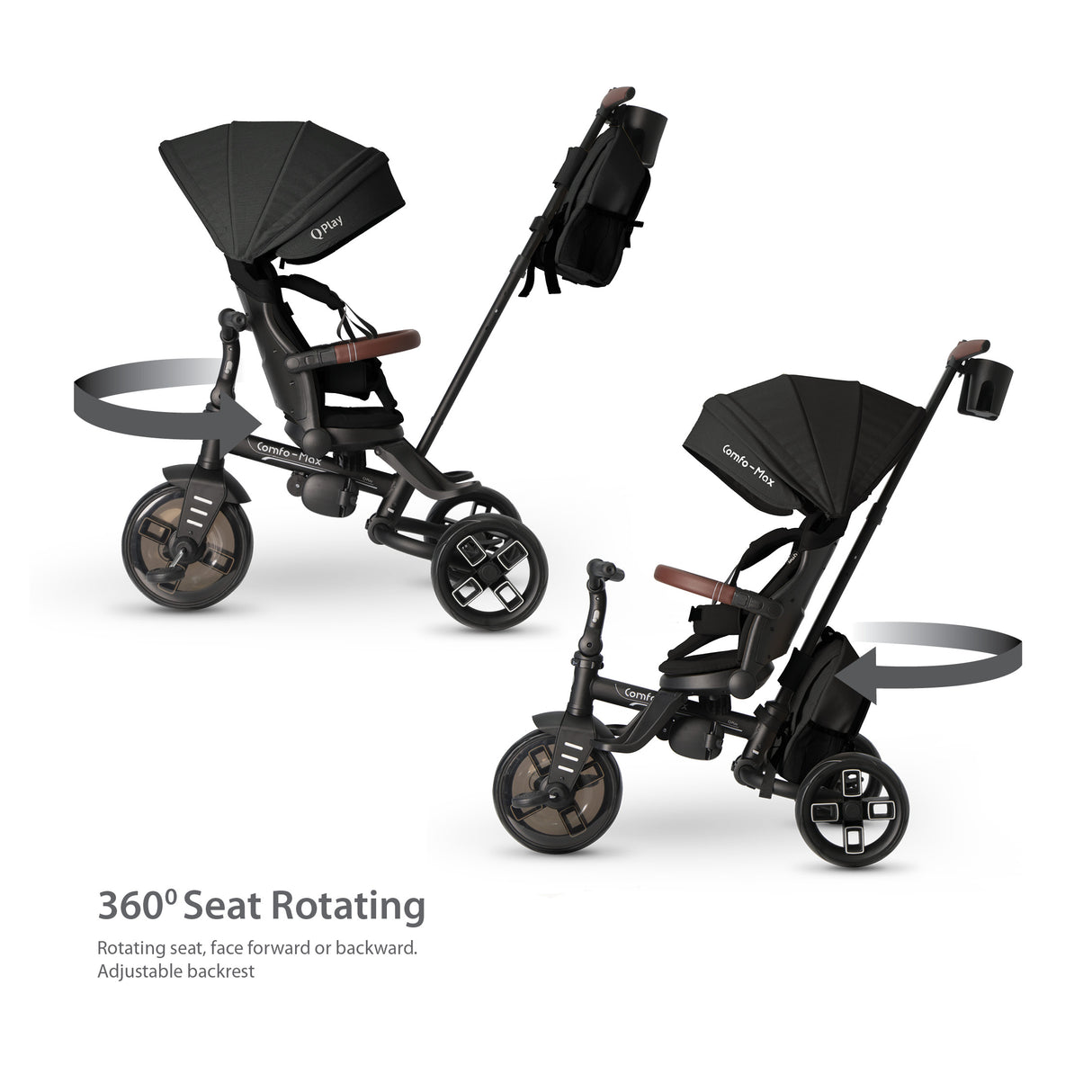 Qplay Comfo Max 7 in 1 Tricycle