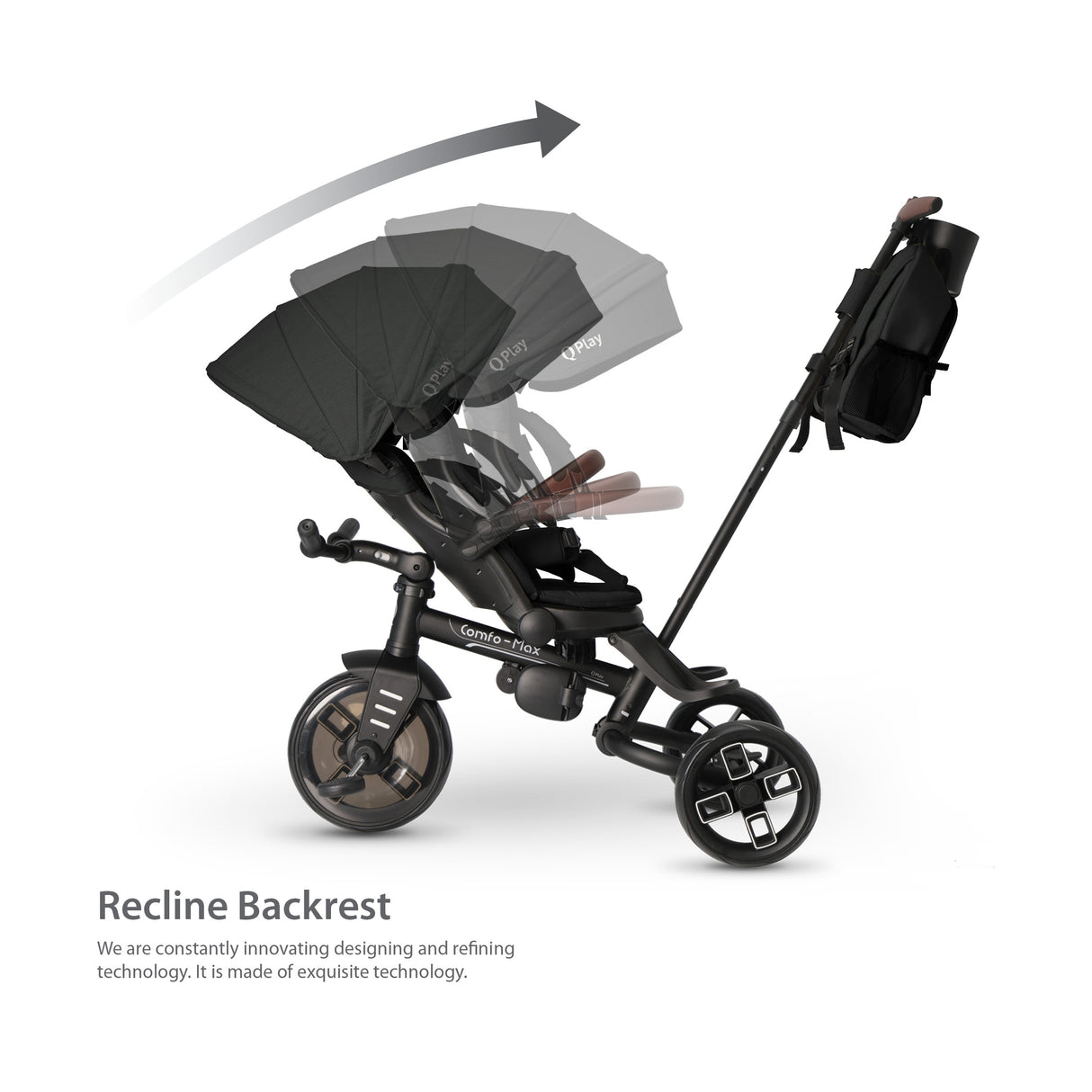 Qplay Comfo Max 7 in 1 Tricycle