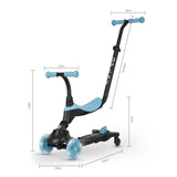 Qplay Sema Evo 5 in 1 Light Up Scooter