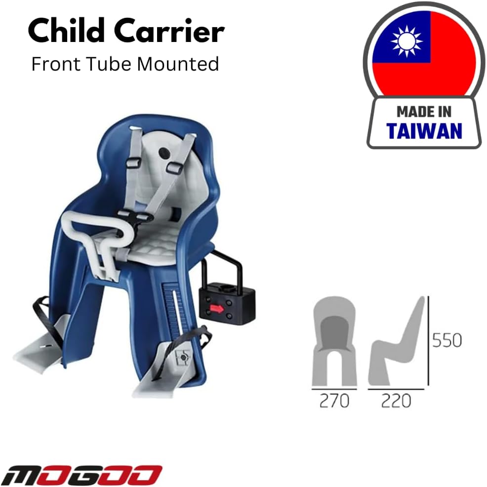 Baby Bicycle Top Tube Carrier – Blue