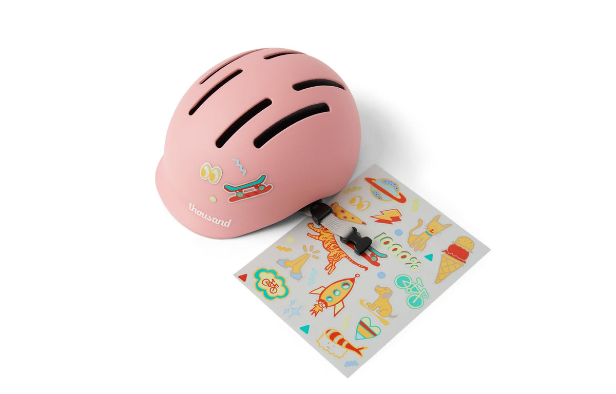 Thousand Jr. Toddler Bike Helmet - One Size - Plush Pink