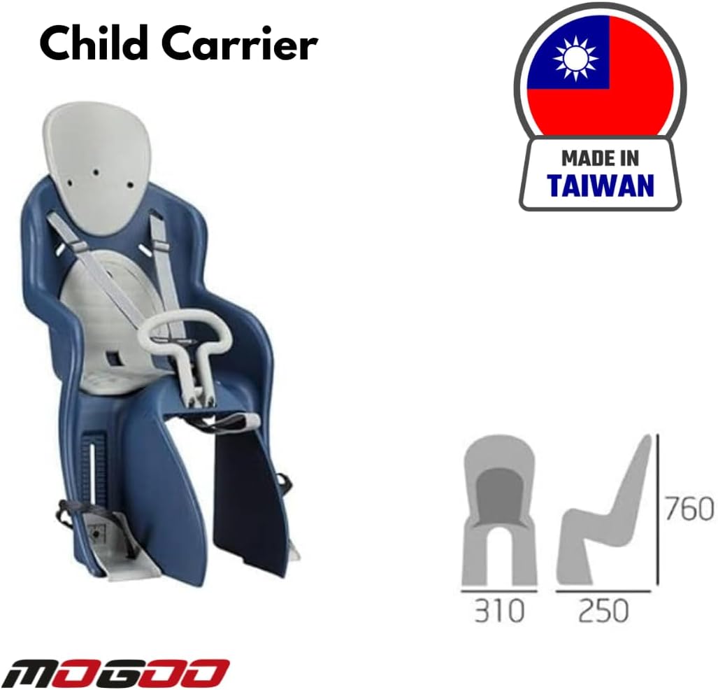 Baby Bicycle Carrier w/ Headrest