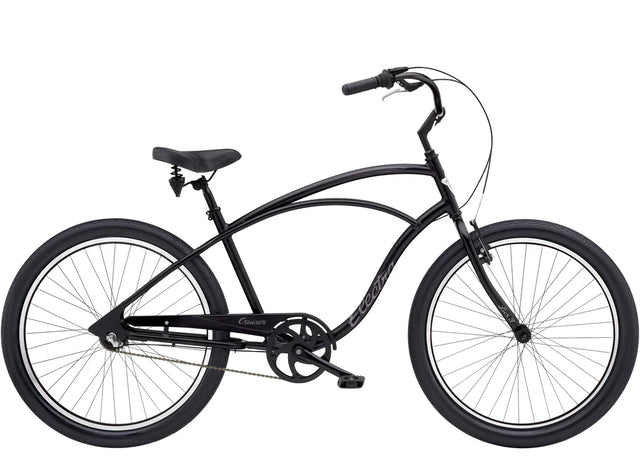 Electra Lux 3i Step Over 26" Cruiser Bike in black