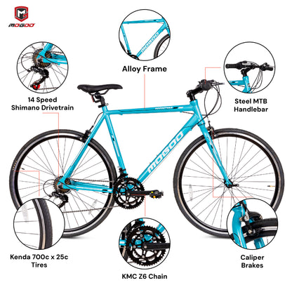 Mogoo Rapid 700c Hybrid Bike