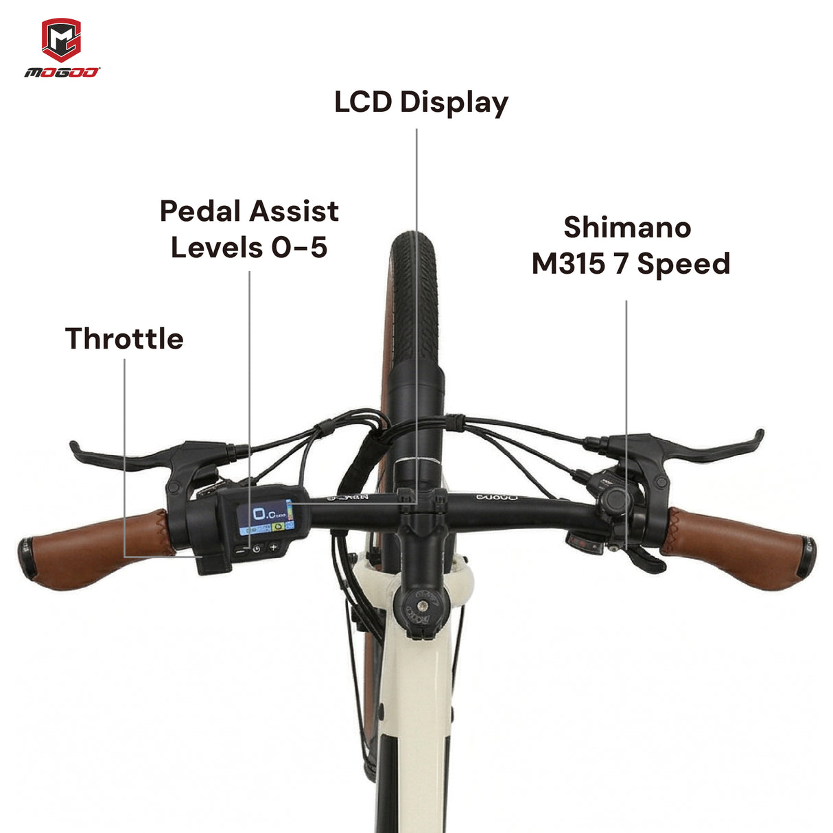 Mogoo Nomad 700c E-Hybrid Bike
