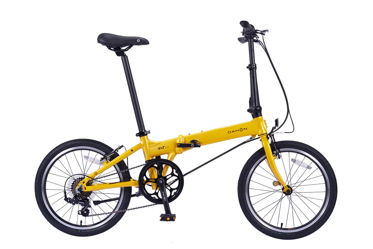Dahon HIT D7 20" Folding Bike in Yellow