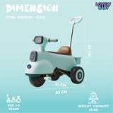 Lovely Baby Smart Trike with Push Handle