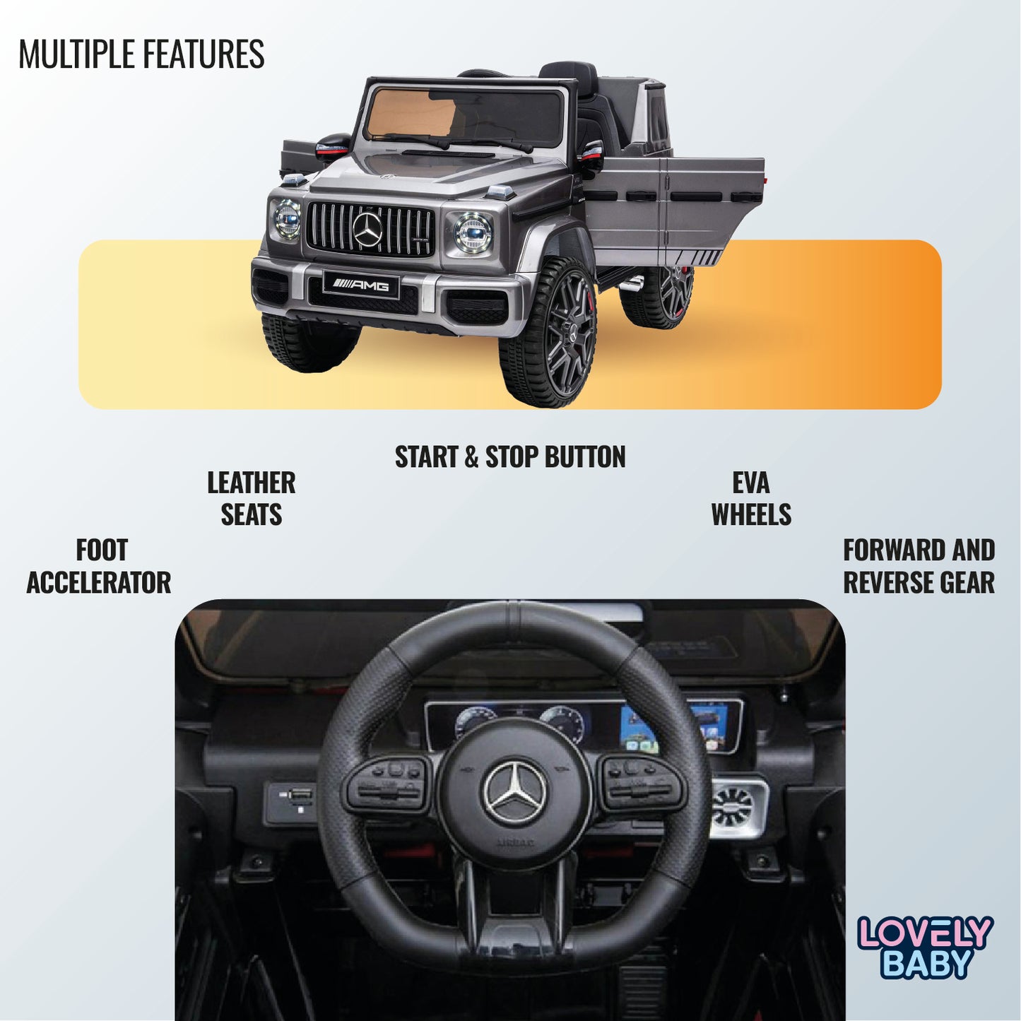 Mercedes-Benz G-Class Pro Electric Ride-On Jeep