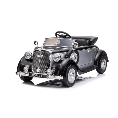 Model of a vintage Horch car on a white background