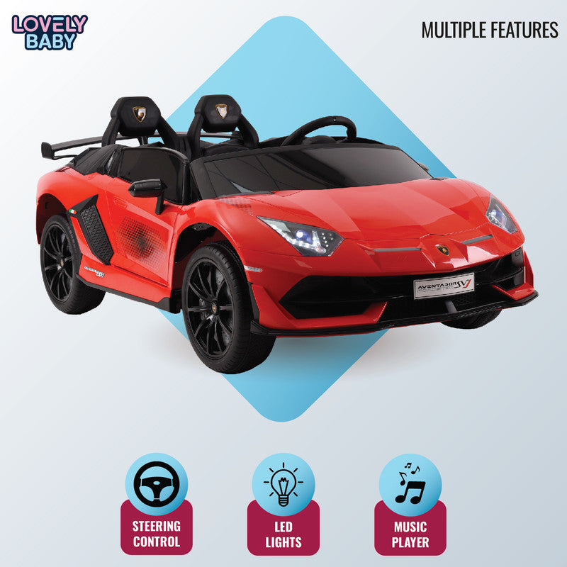 Lamborghini Aventador SVJ Kids Ride-On Car