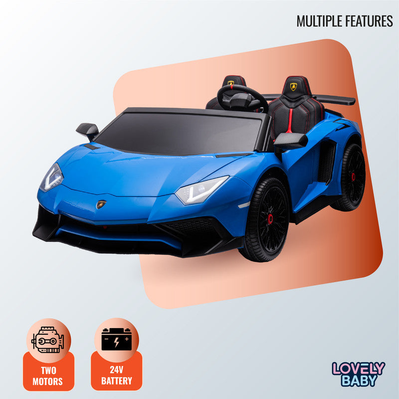 Lamborghini SVJ 2-Seater Ride-On Car