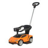 Lamborghini Push Car with Handle & Music