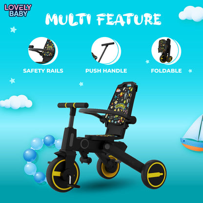 Lovely Baby 7-in-1 Versatile Trike for Kids