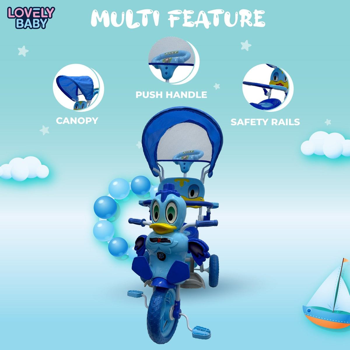 Lovely Baby LB 211 Kids Tricycle