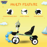 Lovely Baby Twin-Basket Tricycle