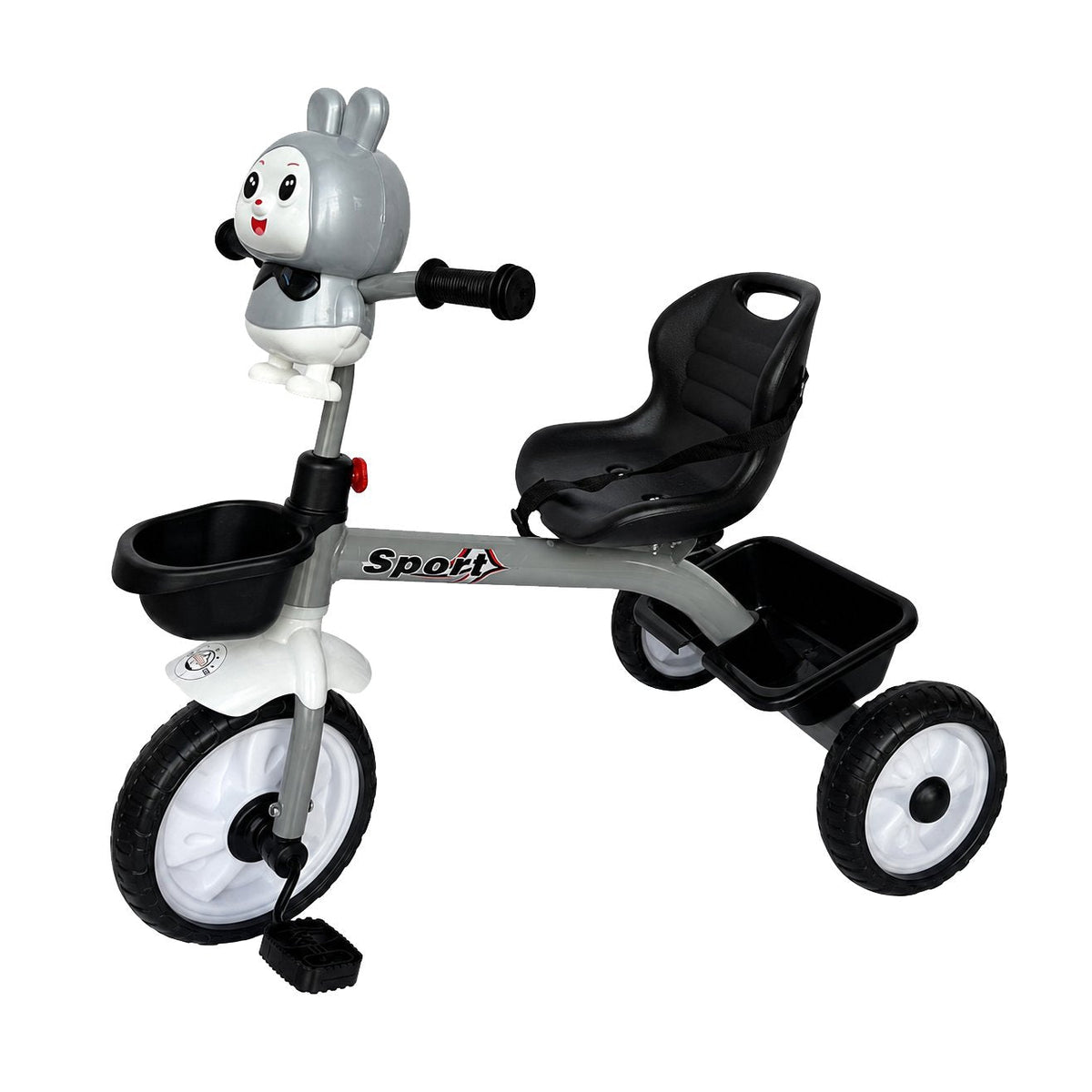 Lovely Baby Twin-Basket Tricycle