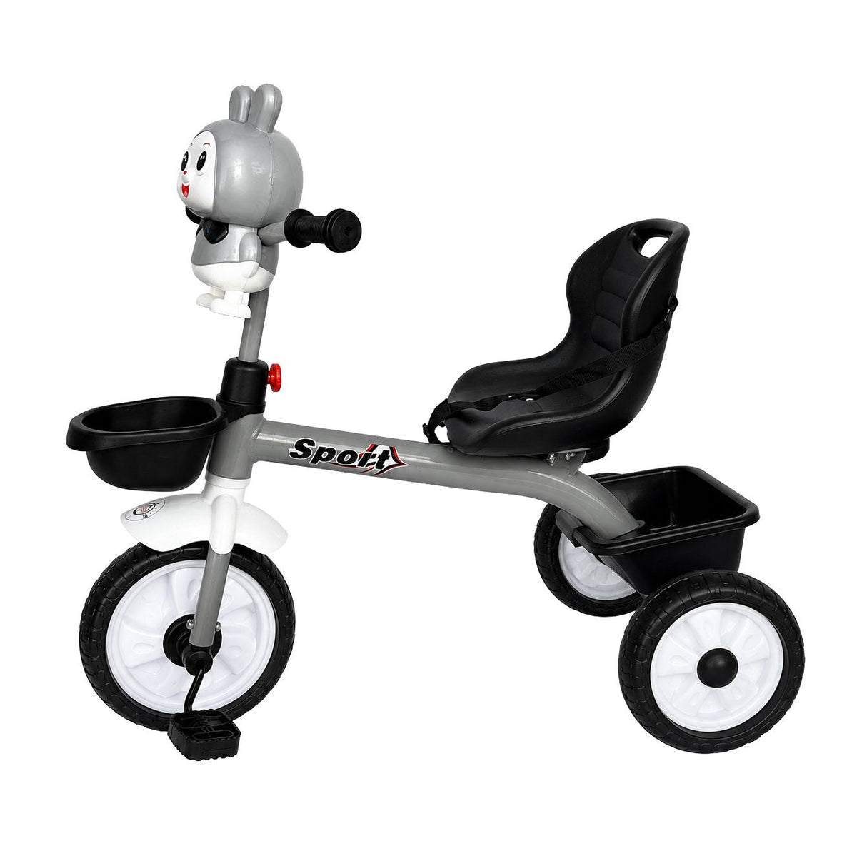Lovely Baby Twin-Basket Tricycle
