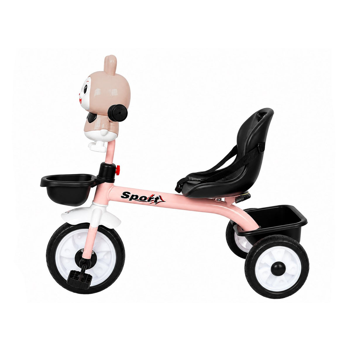 Lovely Baby Twin-Basket Tricycle