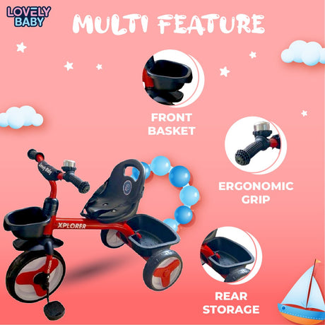 Lovely Baby High-Back Tricycle