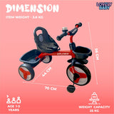 Lovely Baby High-Back Tricycle