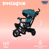 Lovely Baby 360° Swivel Trike for Kids