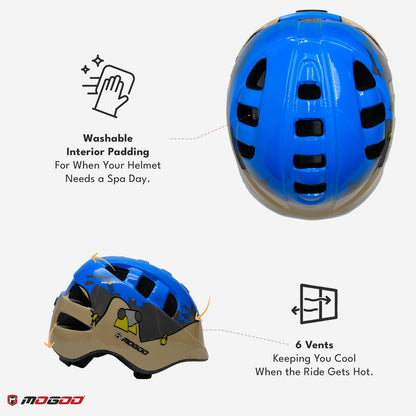 Mogoo Kids Helmet - Blue
