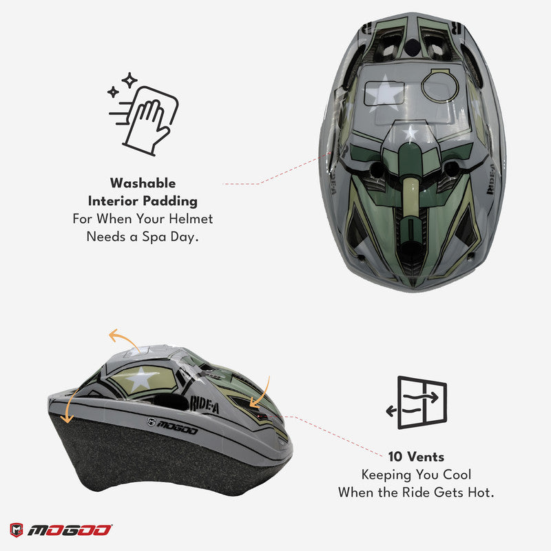 Mogoo Kids Helmet - Tank