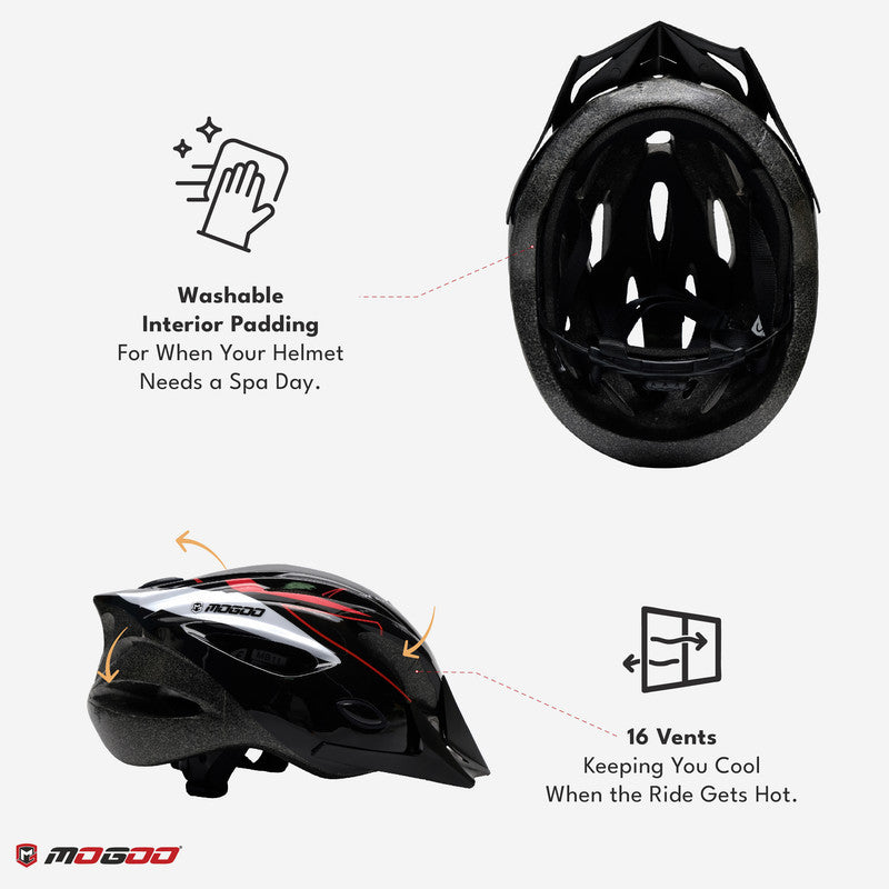 Mogoo Adult Helmet - Red