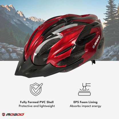 Mogoo Adult Sports Helmet - Red