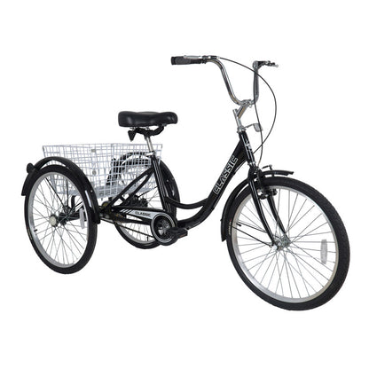 Vaux Classic 26" Adult Tricycle with Basket