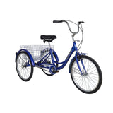 Vaux Classic 24" Adult Tricycle with Basket