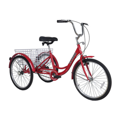 Vaux Classic 26" Adult Tricycle with Basket