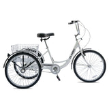 Vaux Classic 24" Adult Tricycle with Basket