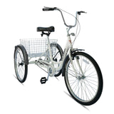 Vaux Classic 24" Adult Tricycle with Basket