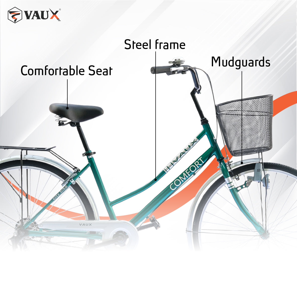 Vaux Comfort 26" City Bike