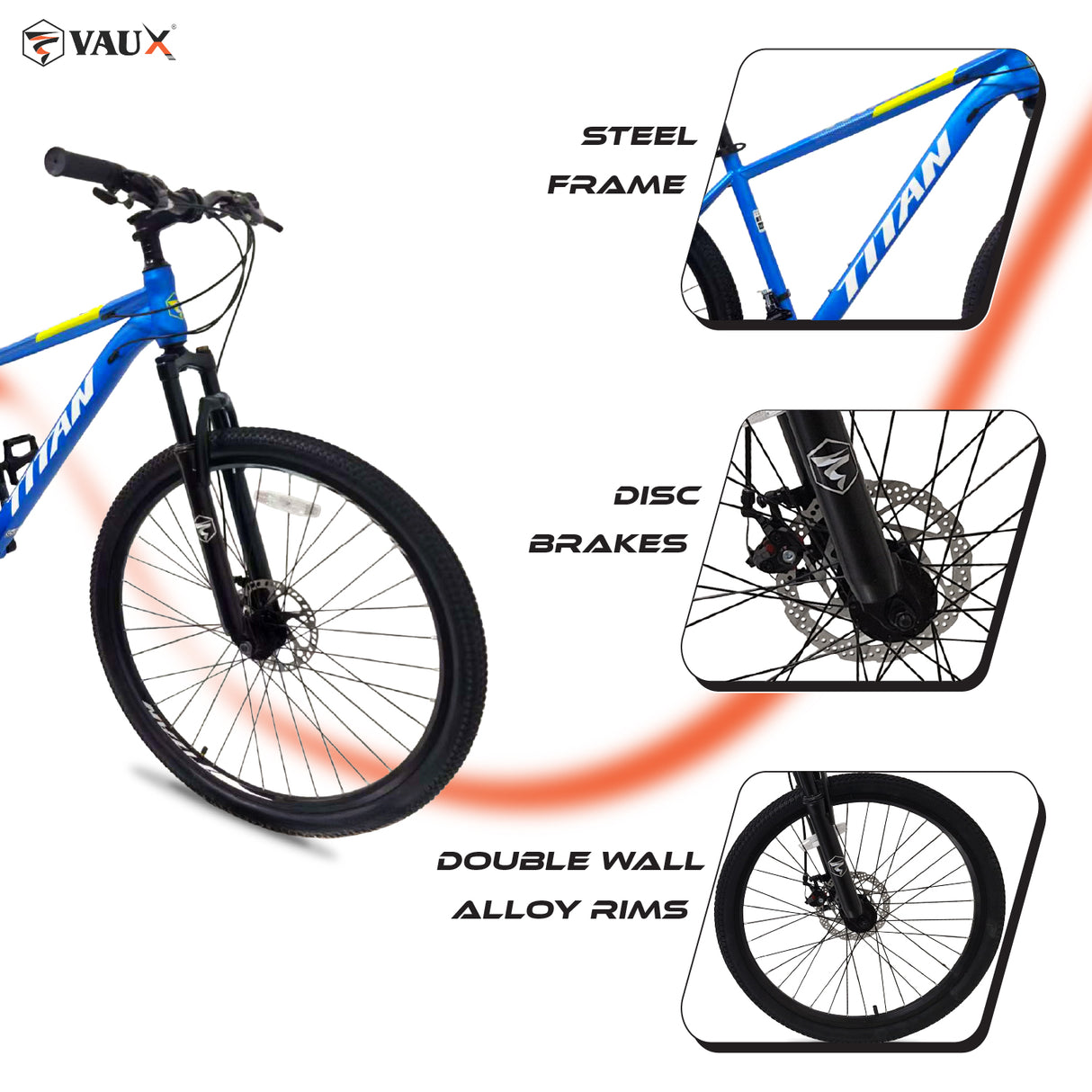 Vaux Titan 21 Speed 29" Mountain Bike