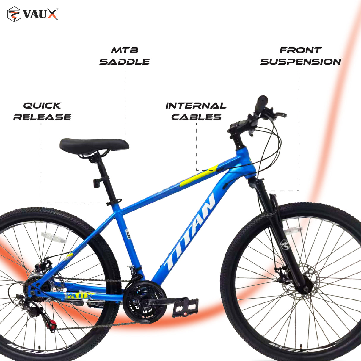 Vaux Titan 21 Speed 29" Mountain Bike