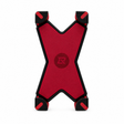 Red X-Grip bike phone holder, front view