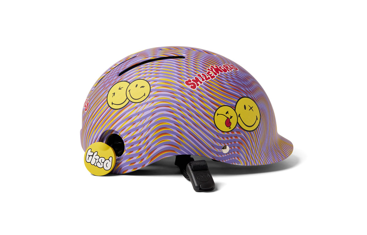 Thousand Next Youth Bike Helmet - One Size - SmileyWorld Purple Haze