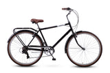 Spinn Bruno 7D Step Over 28" Cruiser Bike in Black