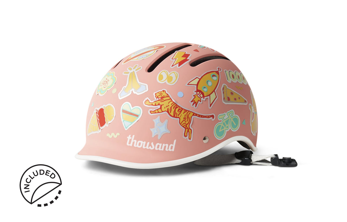 Thousand Jr. Kids Bike Helmet - XS - Power Pink