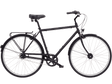 Black bicycle on a transparent background