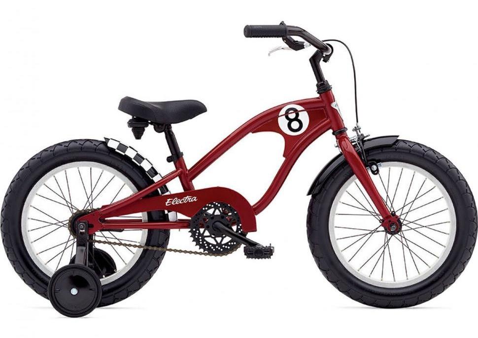 Electra Straight 8 1-Speed 16" Kids Bike in red for ages 5–7