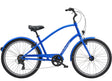 Blue bicycle on a white background